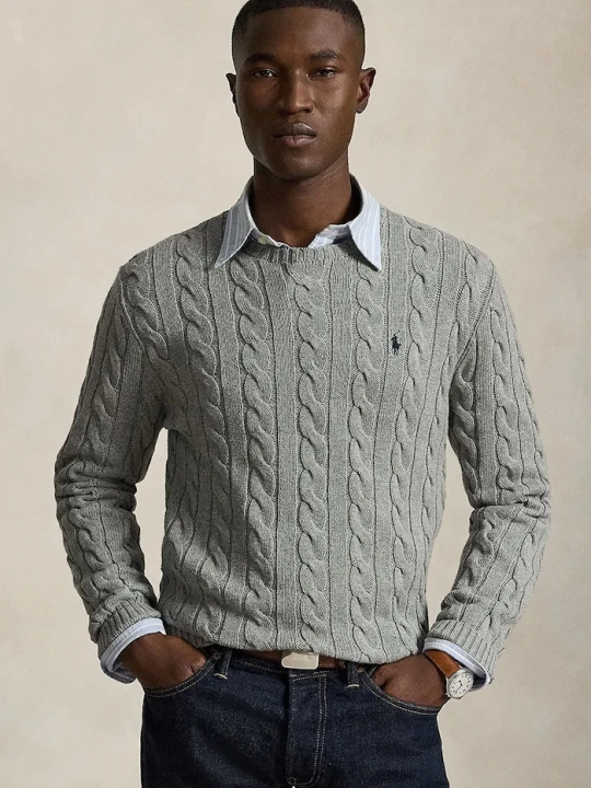 Zdjęcie produktu Polo Ralph Lauren - Sweter 710775885013 szary