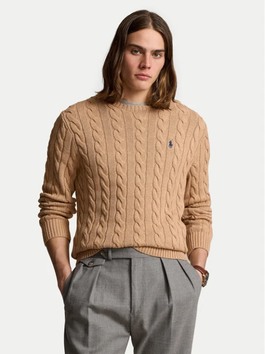 Zdjęcie produktu Polo Ralph Lauren Sweter 710775885014 Beżowy Regular Fit
