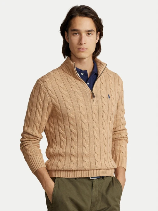 Zdjęcie produktu Polo Ralph Lauren Sweter 710810841003 Beżowy Regular Fit