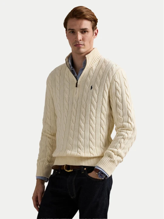 Zdjęcie produktu Polo Ralph Lauren Sweter 710810841015 Beżowy Regular Fit