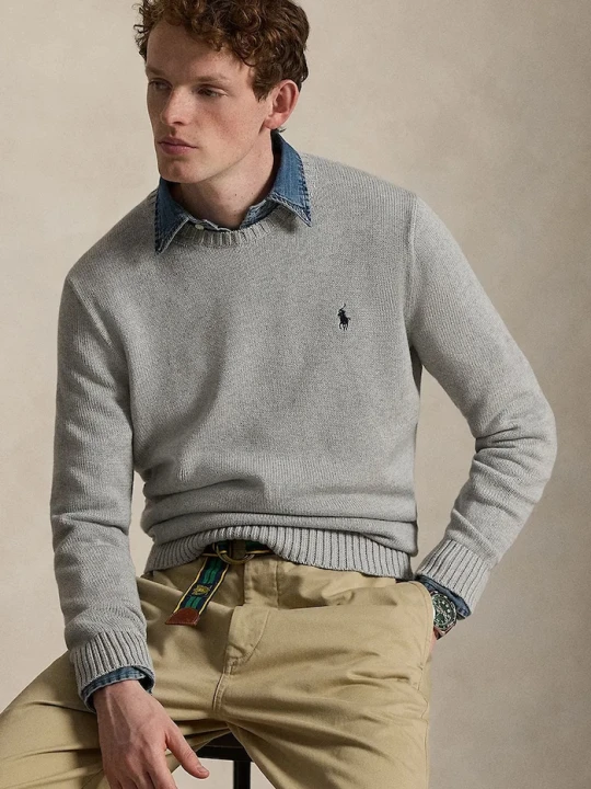 Zdjęcie produktu Polo Ralph Lauren - Sweter 710810846004 szary