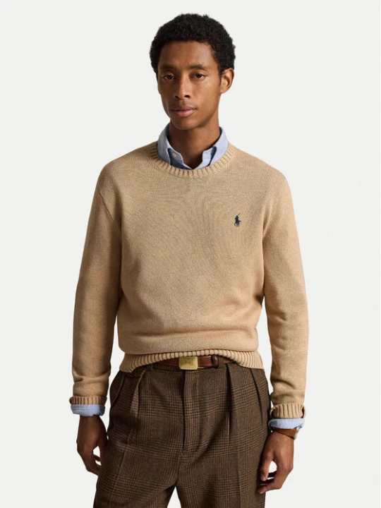 Zdjęcie produktu Polo Ralph Lauren Sweter 710810846034 Beżowy Regular Fit