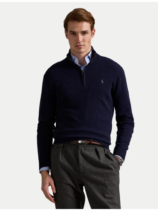 Zdjęcie produktu Polo Ralph Lauren Sweter 710876756001 Granatowy Regular Fit