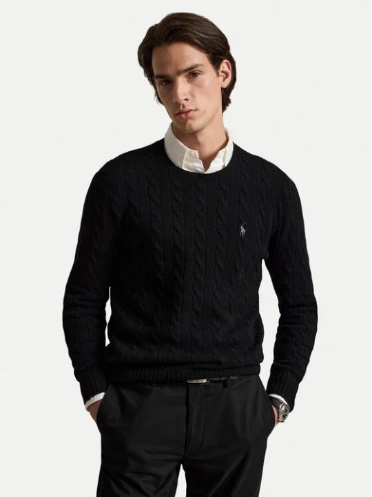 Zdjęcie produktu Polo Ralph Lauren Sweter 710876762001 Czarny Regular Fit