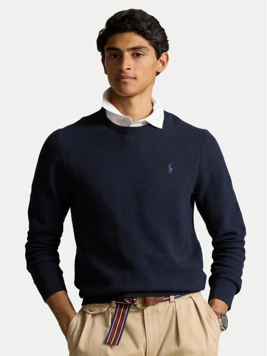 Zdjęcie produktu Polo Ralph Lauren Sweter 710918163001 Granatowy Regular Fit