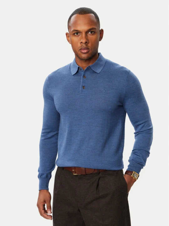 Zdjęcie produktu Polo Ralph Lauren Sweter 710941104500 Niebieski Regular Fit