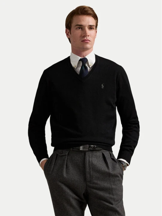 Zdjęcie produktu Polo Ralph Lauren Sweter 710941105004 Czarny Regular Fit