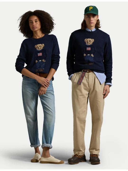 Zdjęcie produktu Polo Ralph Lauren Sweter 710946137001 Granatowy Regular Fit