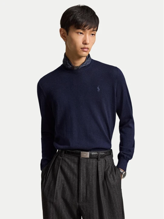 Zdjęcie produktu Polo Ralph Lauren Sweter 710954589002 Granatowy Regular Fit