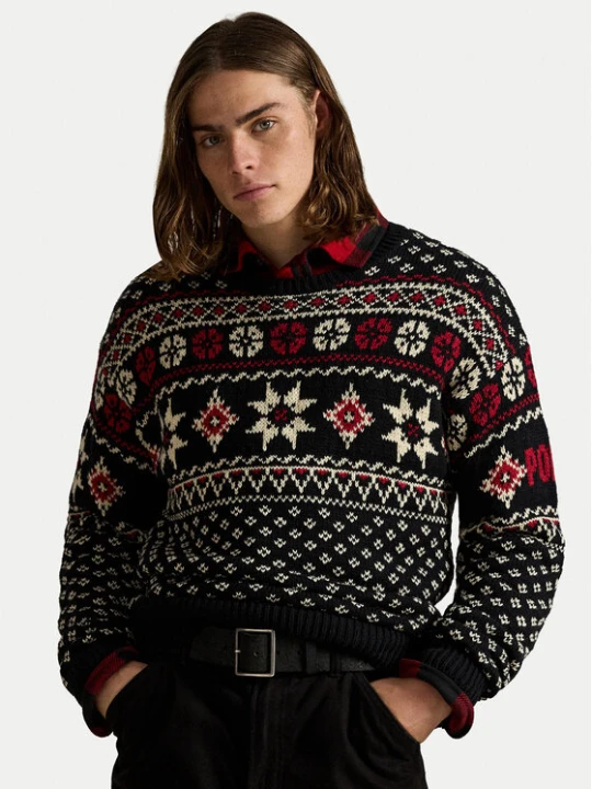 Zdjęcie produktu Polo Ralph Lauren Sweter 710982258001 Czarny Regular Fit