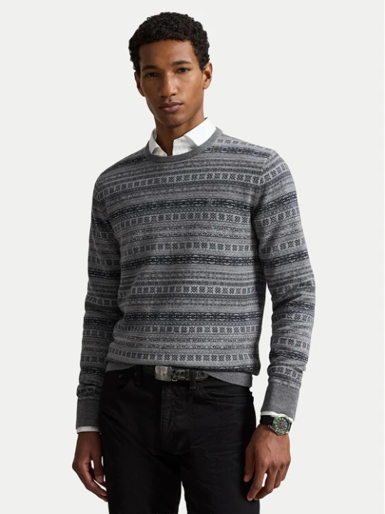 Zdjęcie produktu Polo Ralph Lauren Sweter 710B23899001 Szary Regular Fit