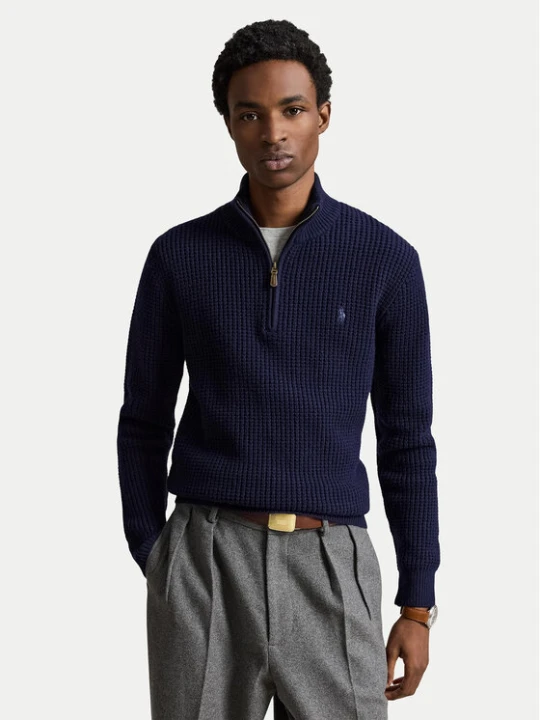Zdjęcie produktu Polo Ralph Lauren Sweter 710B26770001 Granatowy Regular Fit