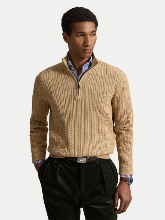 Zdjęcie produktu Polo Ralph Lauren Sweter 710B26776003 Brązowy Regular Fit
