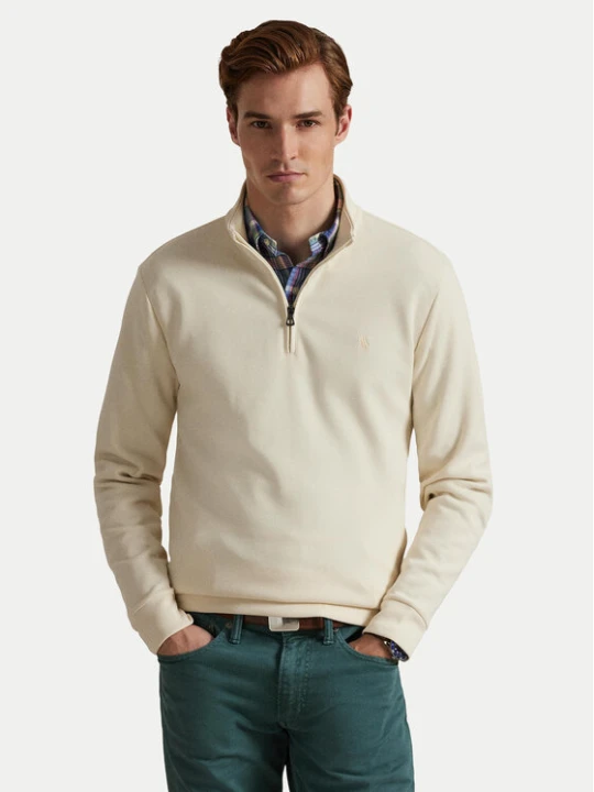 Zdjęcie produktu Polo Ralph Lauren Sweter 710P04056003 Écru Regular Fit Kremowy
