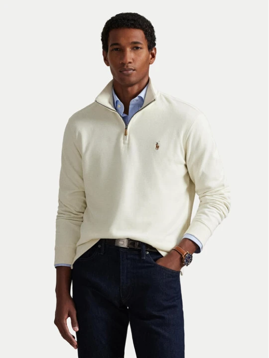 Zdjęcie produktu Polo Ralph Lauren Sweter 710P07411004 Écru Regular Fit Kremowy