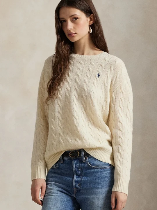 Zdjęcie produktu Polo Ralph Lauren sweter z dodatkiem kaszmiru damski