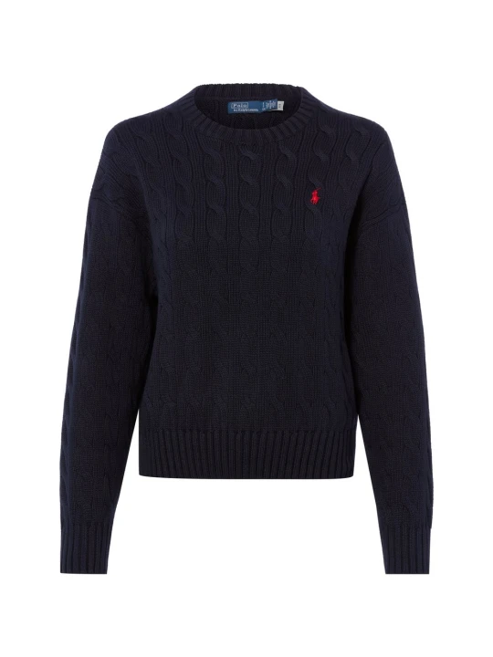 Zdjęcie produktu Polo Ralph Lauren Sweter z dzianiny Kobiety Bawełna niebieski