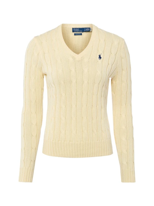Zdjęcie produktu Polo Ralph Lauren Sweter z dzianiny Kobiety Bawełna żółty