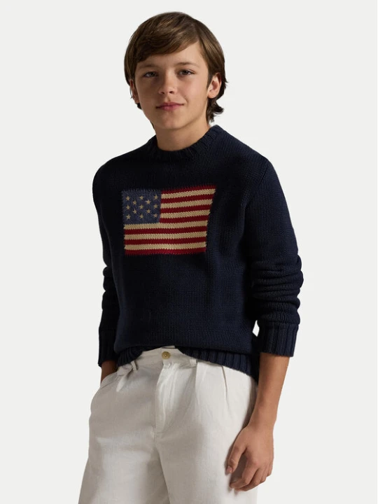 Zdjęcie produktu Polo Ralph Lauren Sweter Hunter 323668285001 Granatowy Regular Fit