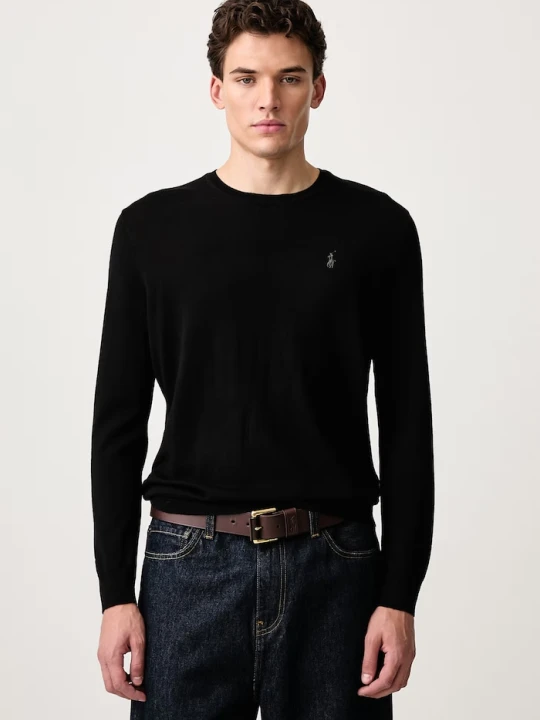 Zdjęcie produktu Polo Ralph Lauren sweter męski wełniany czarny