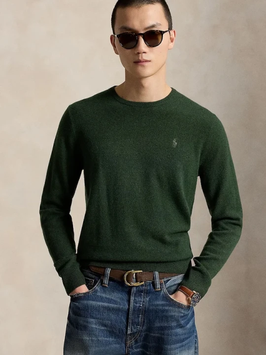 Zdjęcie produktu Polo Ralph Lauren sweter męski wełniany zielony