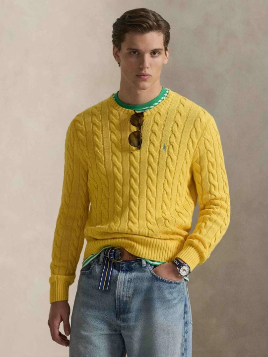 Zdjęcie produktu POLO RALPH LAUREN Sweter | Regular Fit żółty