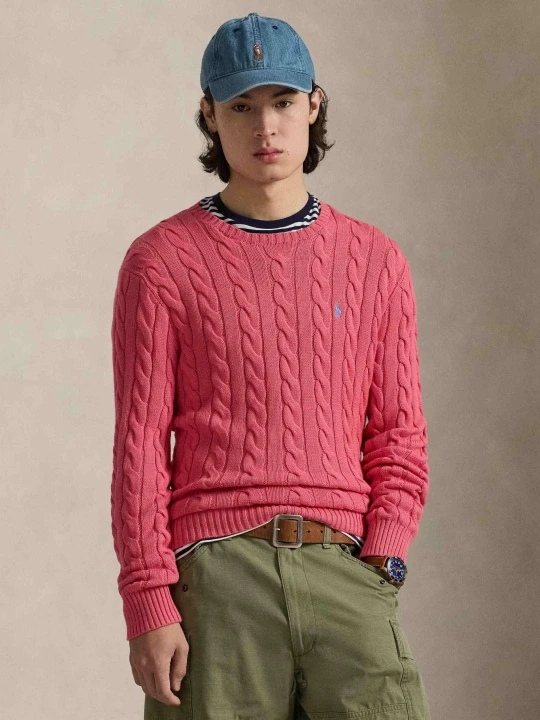 Zdjęcie produktu POLO RALPH LAUREN Sweter | Regular Fit łososiowy