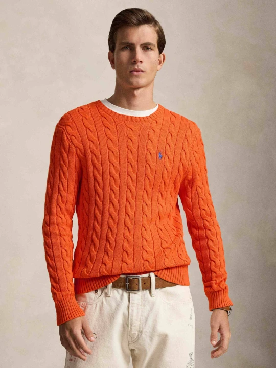 Zdjęcie produktu POLO RALPH LAUREN Sweter | Regular Fit pomarańczowy