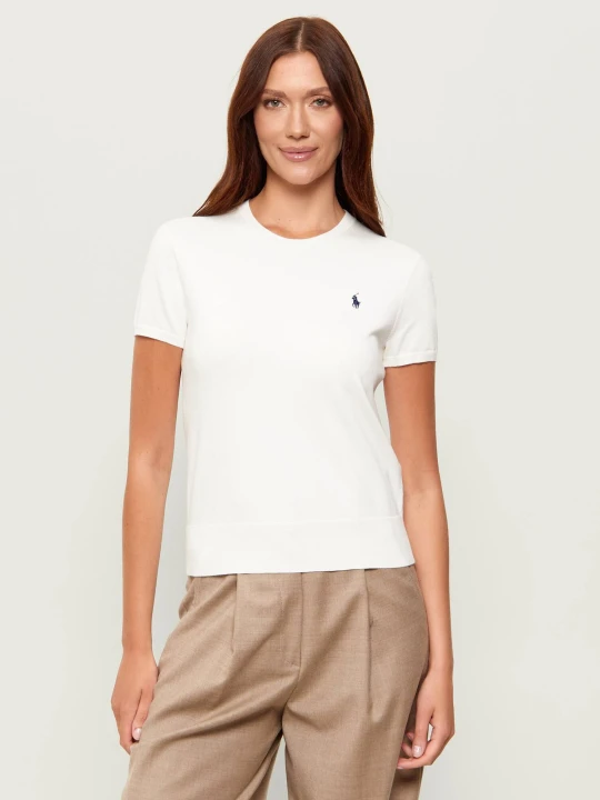 Zdjęcie produktu POLO RALPH LAUREN Sweter | Regular Fit kremowy