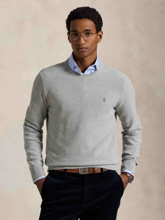 Zdjęcie produktu POLO RALPH LAUREN Sweter | Regular Fit szary