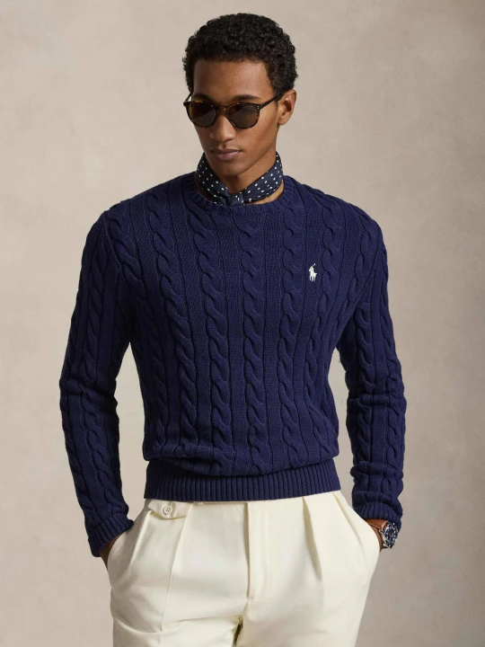 Zdjęcie produktu POLO RALPH LAUREN Sweter | Regular Fit granatowy