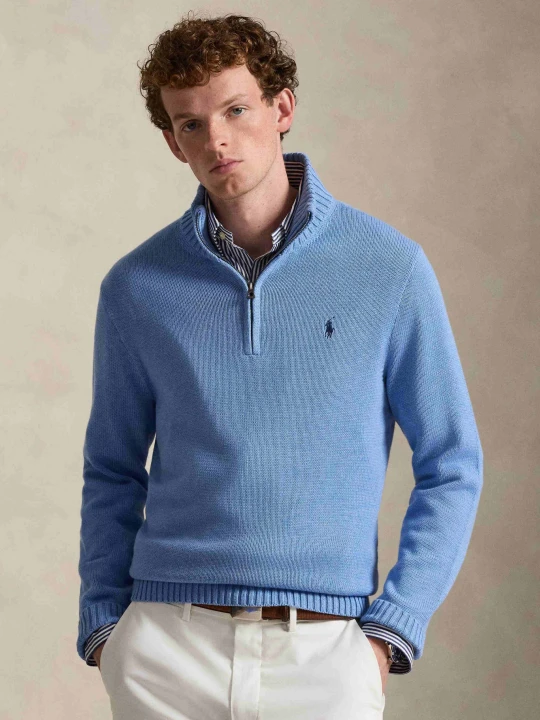 Zdjęcie produktu POLO RALPH LAUREN Sweter | Regular Fit błękitny