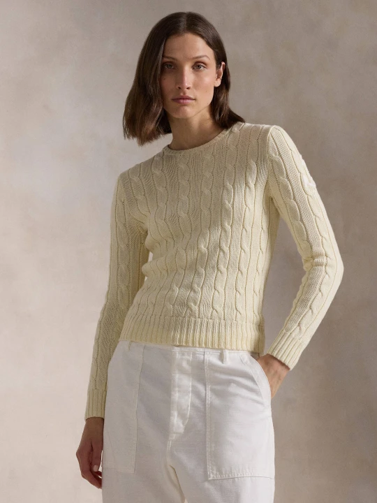 Zdjęcie produktu POLO RALPH LAUREN Sweter | Regular Fit kremowy