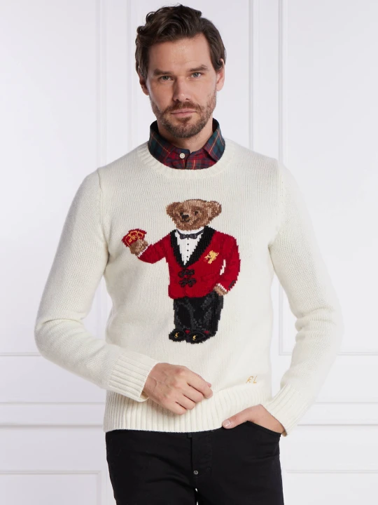Zdjęcie produktu POLO RALPH LAUREN Sweter | Regular Fit ecru