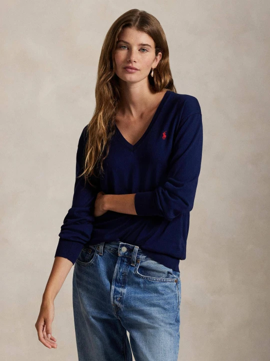 Zdjęcie produktu POLO RALPH LAUREN Sweter | Regular Fit granatowy