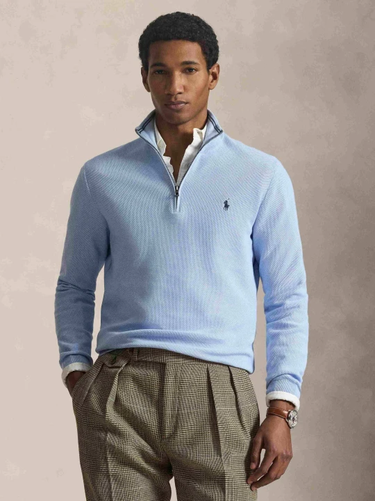 Zdjęcie produktu POLO RALPH LAUREN Sweter | Regular Fit błękitny