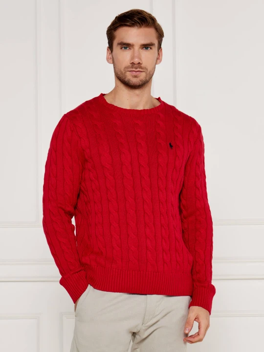 Zdjęcie produktu POLO RALPH LAUREN Sweter | Regular Fit czerwony