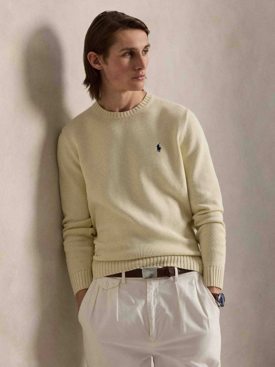 Zdjęcie produktu POLO RALPH LAUREN Sweter | Regular Fit kremowy