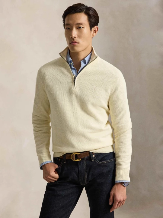 Zdjęcie produktu POLO RALPH LAUREN Sweter | Regular Fit kremowy