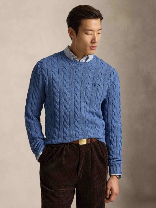 Zdjęcie produktu POLO RALPH LAUREN Sweter | Regular Fit niebieski