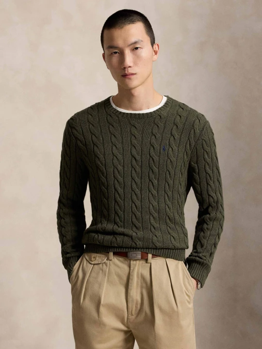 Zdjęcie produktu POLO RALPH LAUREN Sweter | Regular Fit oliwkowy