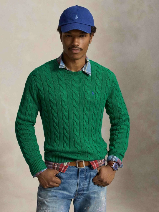Zdjęcie produktu POLO RALPH LAUREN Sweter | Regular Fit zielony