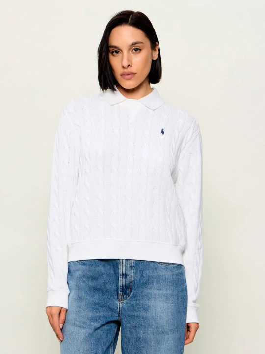 Zdjęcie produktu POLO RALPH LAUREN Sweter | Relaxed fit biały