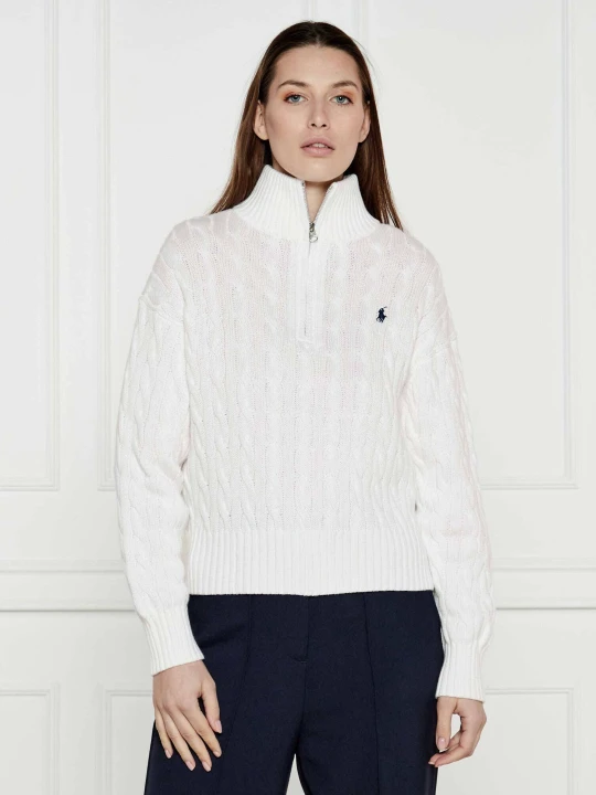 Zdjęcie produktu POLO RALPH LAUREN Sweter | Relaxed fit biały