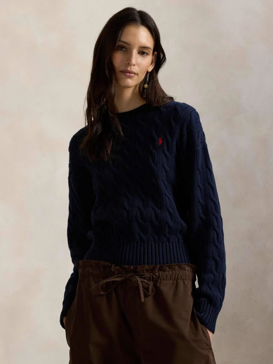 Zdjęcie produktu POLO RALPH LAUREN Sweter | Relaxed fit granatowy