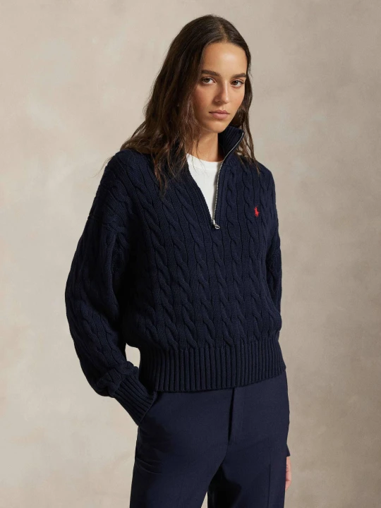 Zdjęcie produktu POLO RALPH LAUREN Sweter | Relaxed fit granatowy