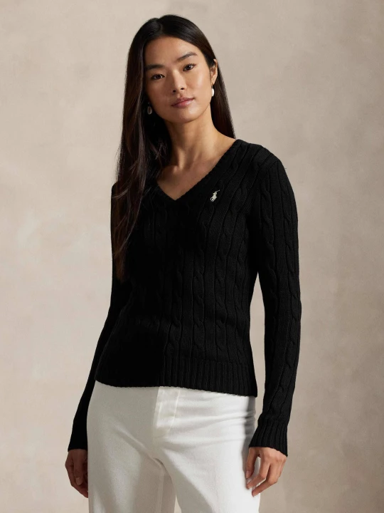 Zdjęcie produktu POLO RALPH LAUREN Sweter | Slim Fit czarny