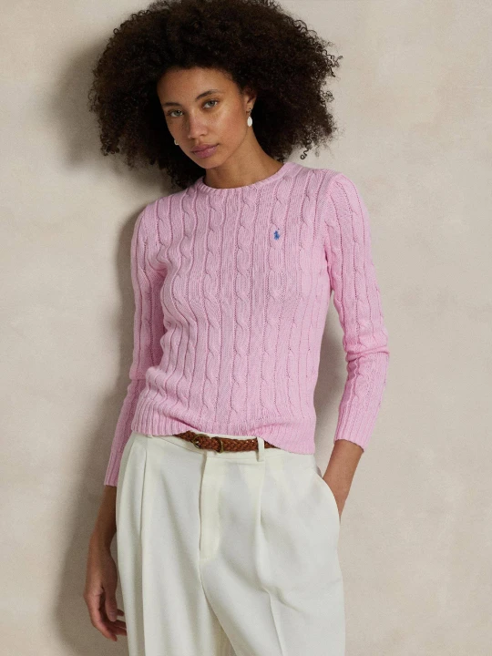 Zdjęcie produktu POLO RALPH LAUREN Sweter | Slim Fit różowy