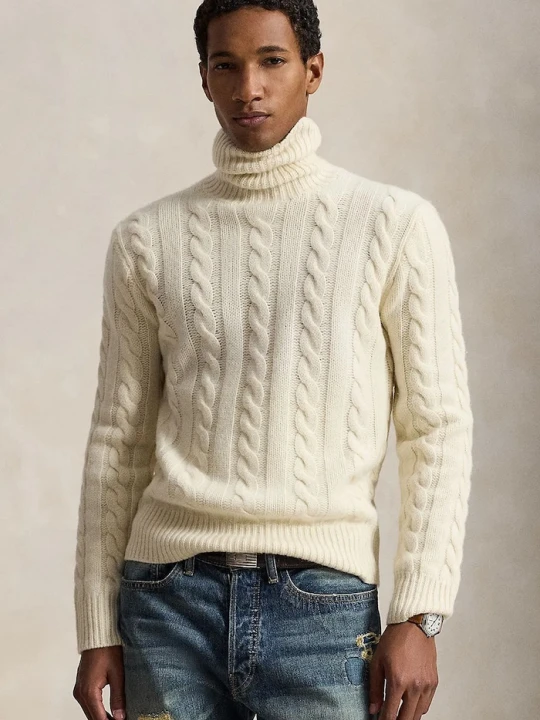 Zdjęcie produktu Polo Ralph Lauren sweter wełniany beżowy