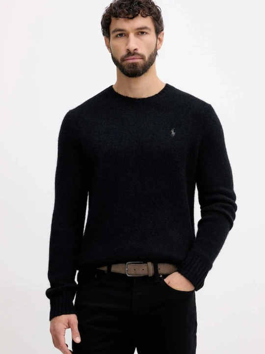 Zdjęcie produktu Polo Ralph Lauren sweter wełniany czarny
